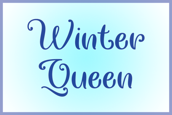 Chasing Snowflakes Font - Preview 1