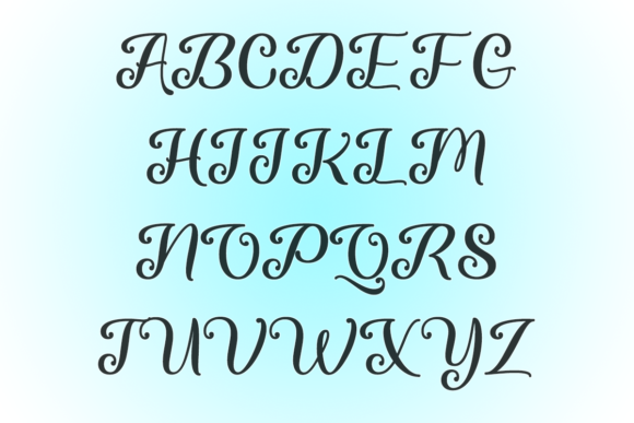 Chasing Snowflakes Font - Preview 2