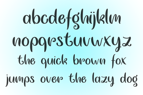 Chasing Snowflakes Font - Preview 3