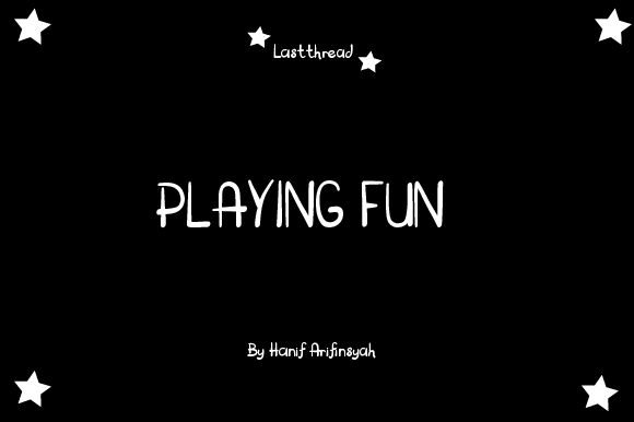 Lastthread Font PNG with transparent background - Preview 1