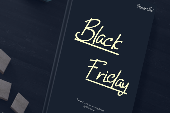 Rosewind Font PNG with transparent background - Preview 1