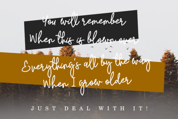 Giving Script Font - Preview 2