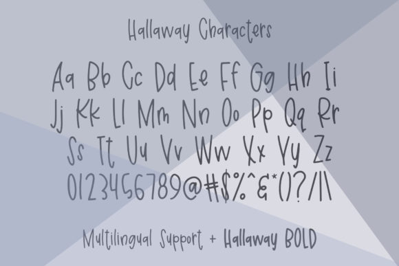 Hallaway Font - Preview 1