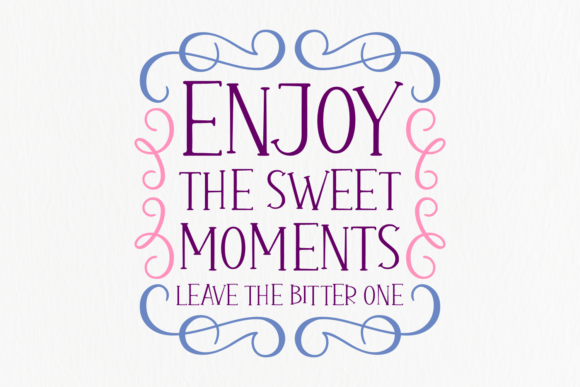 New Moment Font PNG with transparent background - Preview 1