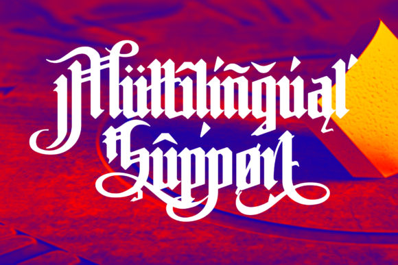 Phagoth Font PNG with transparent background - Preview 4