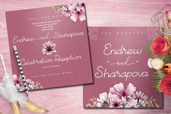 Ancient Flower Font - Preview 4