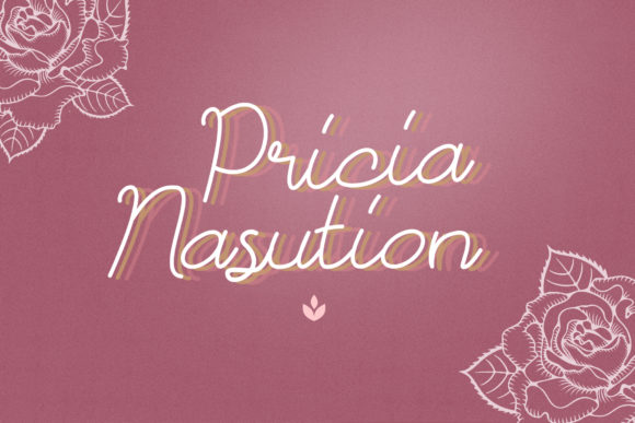 Ancient Flower Font - Preview 5