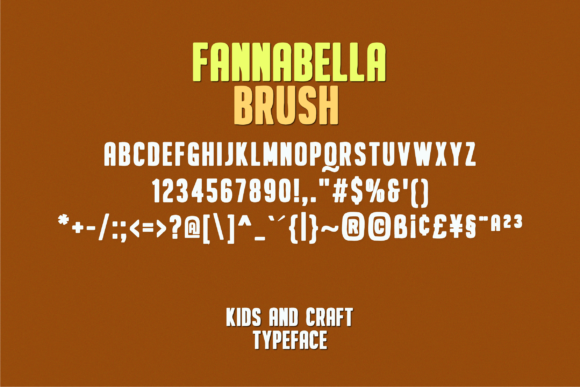 Fannabella Font - Preview 4
