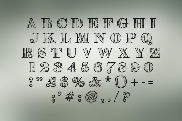 Gitar Font PNG with transparent background - Preview 1