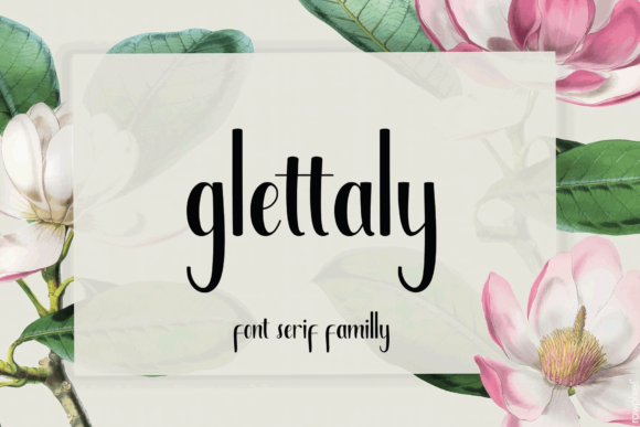 Glettaly Font - Preview 1