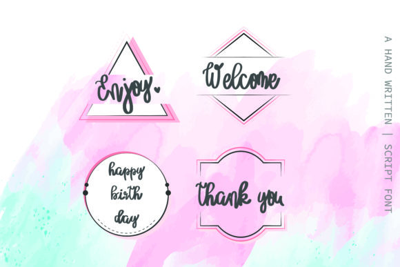 My Valentine Font PNG with transparent background - Preview 3