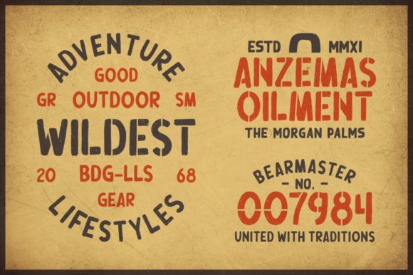 Ouders Font PNG with transparent background - Preview 2