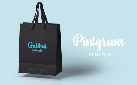 Pintgram Font PNG with transparent background - Preview 3