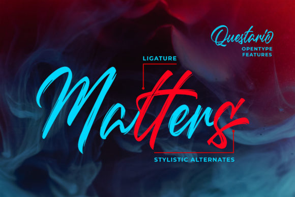 Questario Font PNG with transparent background - Preview 5