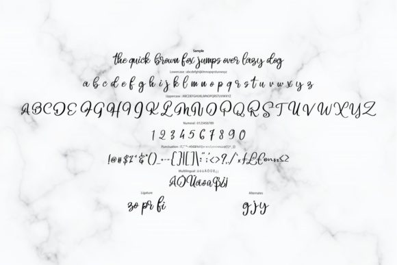 Beligo Cary Font PNG with transparent background - Preview 5