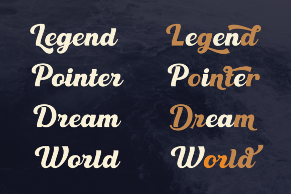 Blauer Font - Preview 3