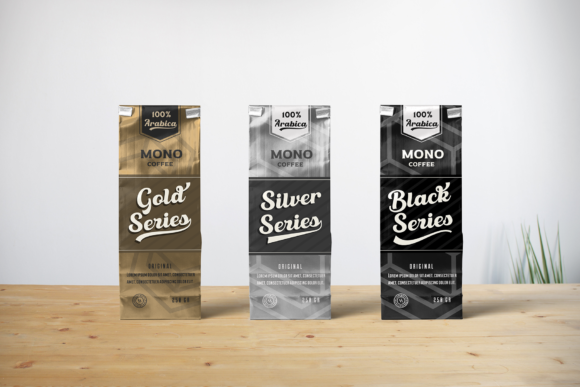 Blauer Font - Preview 4