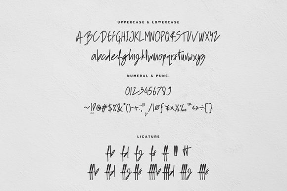 Blittar Rain Font PNG with transparent background - Preview 1
