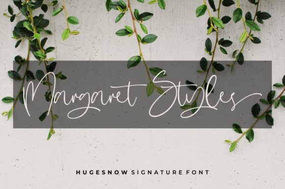 Hugesnow Font PNG with transparent background - Preview 3