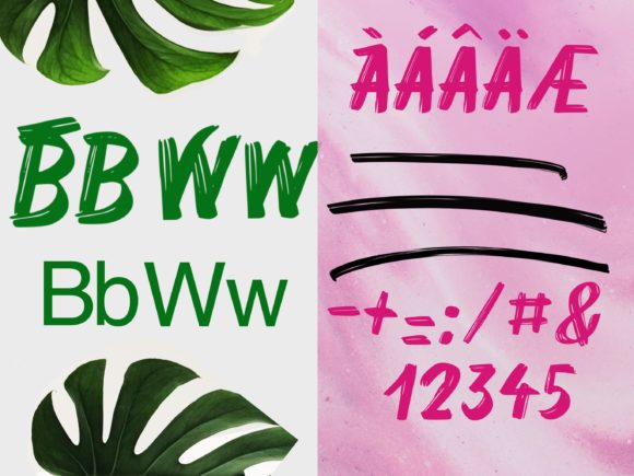 Mana Font PNG with transparent background - Preview 2