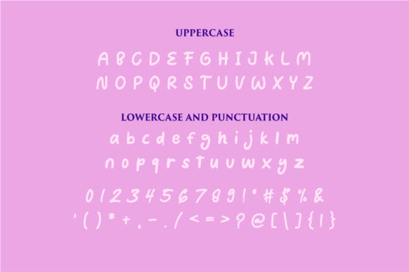 Puncakes Font PNG with transparent background - Preview 5