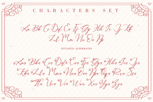 Beautiful Kisses Font - Preview 5