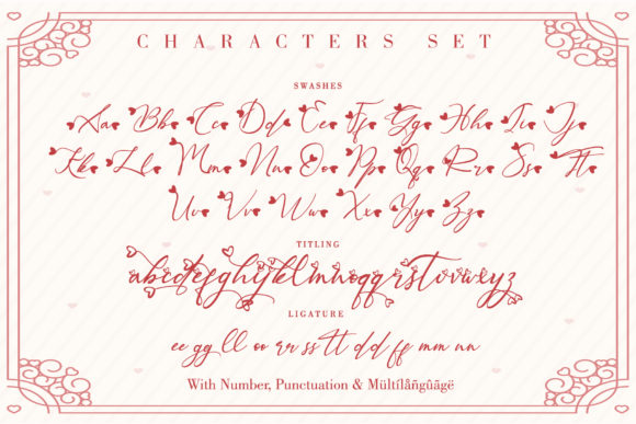 Beautiful Kisses Font - Preview 6