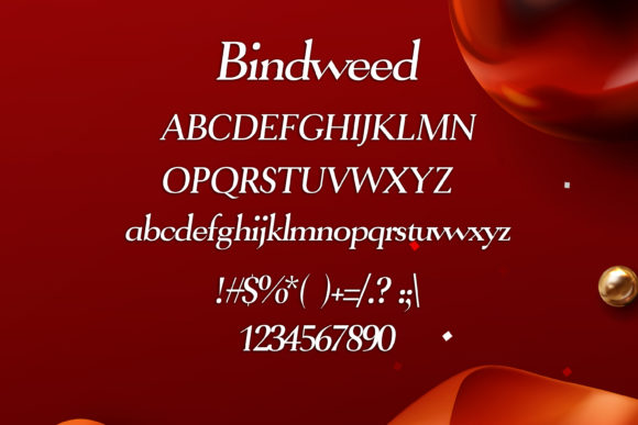 Bindweed Font - Preview 1