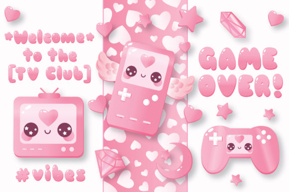 Cheery Pink Dreams Font - Preview 1
