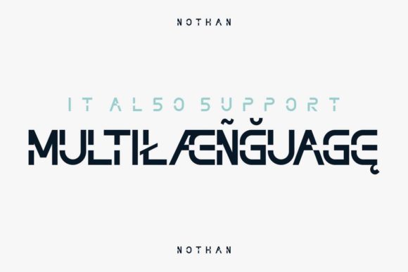 Nothan Font PNG with transparent background - Preview 2