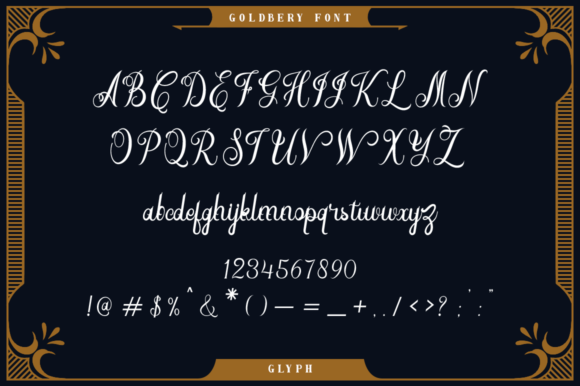 Goldbery Font - Preview 2