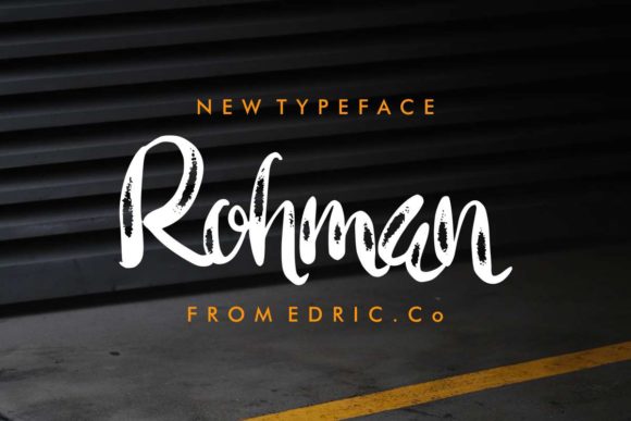 Rohman Font PNG with transparent background - Preview 1