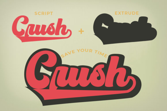Groenly Script Font PNG with transparent background - Preview 2