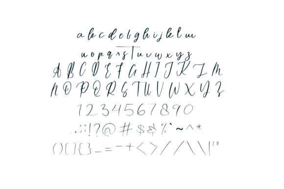 Minim Font PNG with transparent background - Preview 4