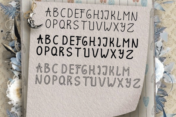 Pinguin Font PNG with transparent background - Preview 3