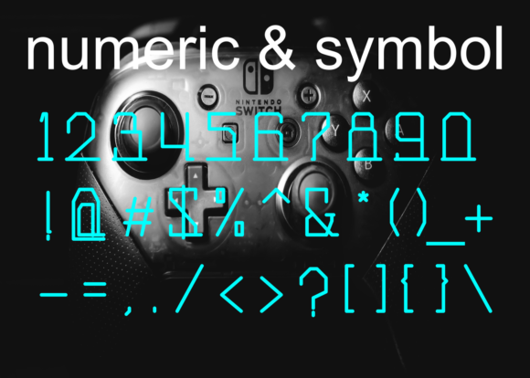 Robojeck Font PNG with transparent background - Preview 6