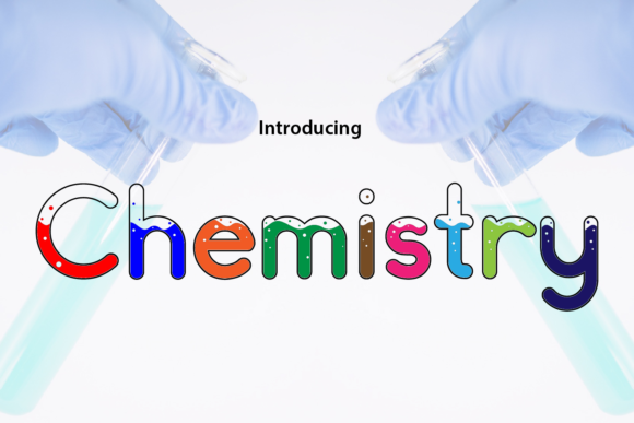 Chemistry Display-Schriftarten Schriftart Von da_only_aan