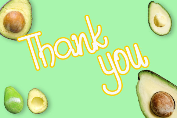 Avocado Juice Font - Preview 5