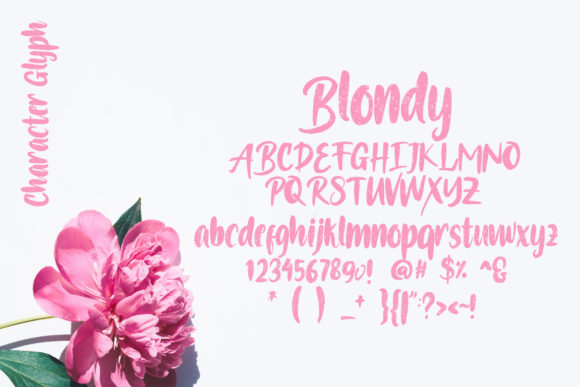 Blondy Font - Preview 4