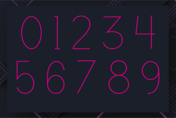 Modernilo Font PNG with transparent background - Preview 3
