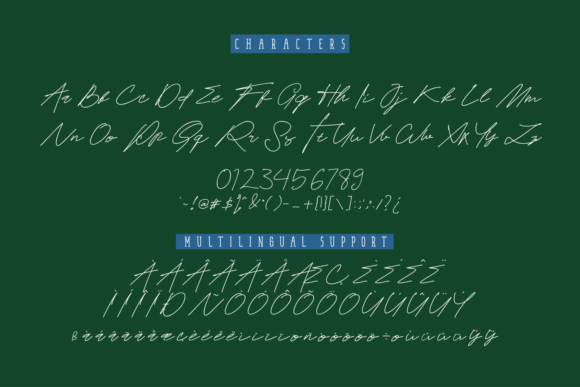 Ramsella Font PNG with transparent background - Preview 3