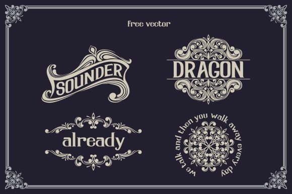 Serdane Font PNG with transparent background - Preview 5