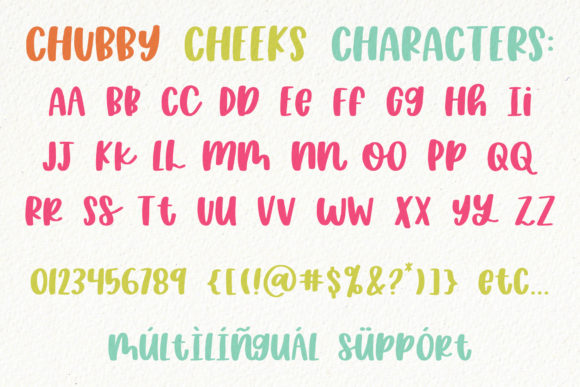 Chubby Cheeks Font - Preview 6
