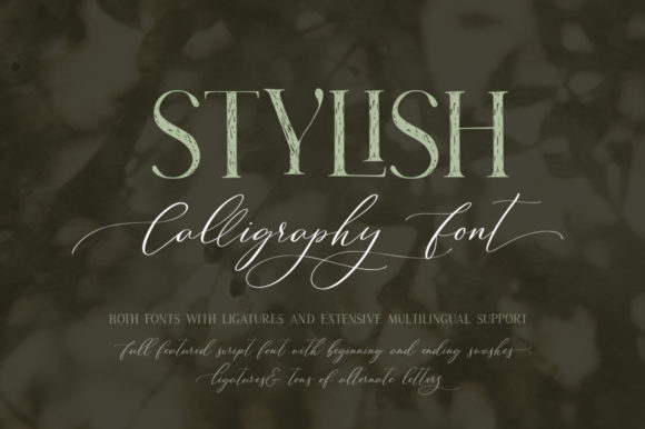 English Channel Duo Font PNG with transparent background - Preview 1