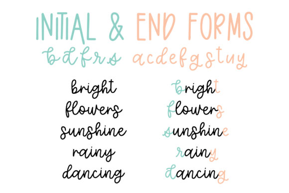 Eucalyptus Spearmint Font PNG with transparent background - Preview 6