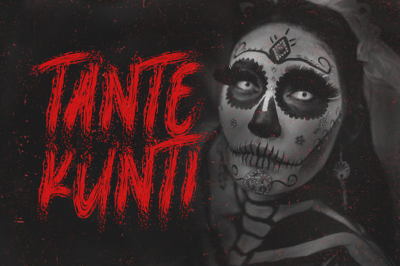 Horrible Brush Font PNG with transparent background - Preview 3