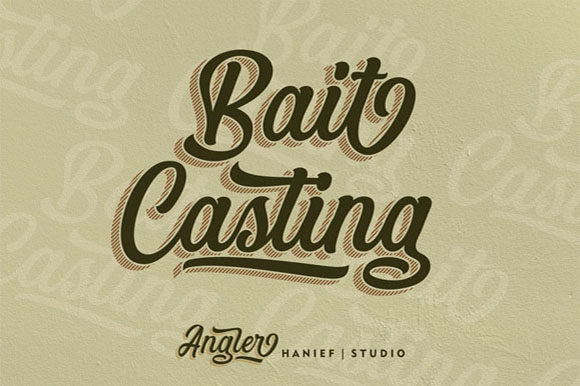 Angler Font - Preview 1