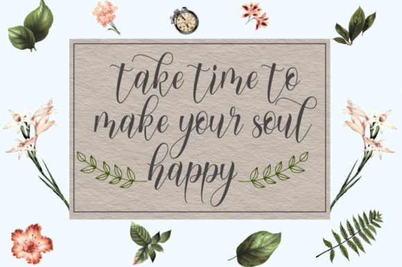Palmita Font PNG with transparent background - Preview 4