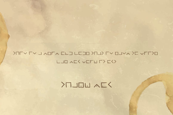 Secretcode Font PNG with transparent background - Preview 2