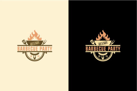 Retro-Food Bike Logo Badge